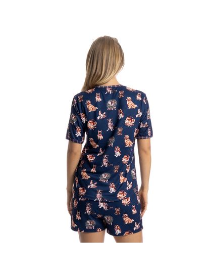Pijama Curto Feminino Jolly - Imagem 2 - Desktop