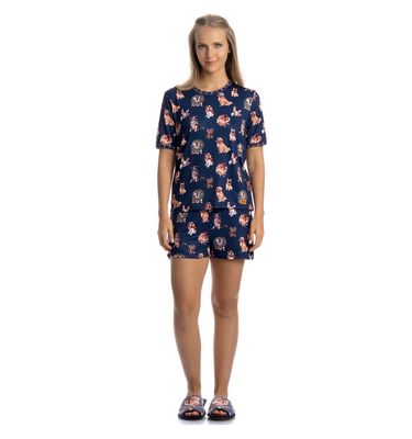 Pijama Curto Feminino Jolly - Imagem 3 - Mobile