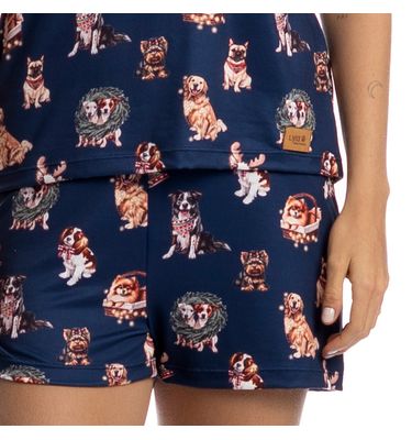Pijama Curto Feminino Jolly - Imagem 5 - Mobile