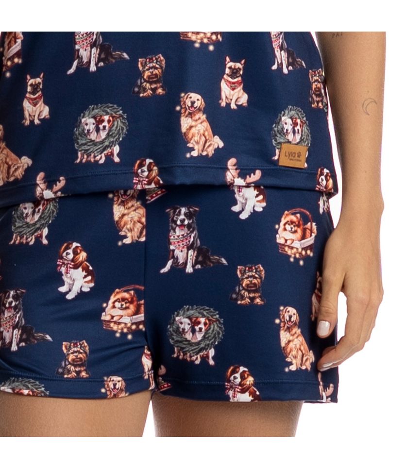 Pijama Curto Feminino Jolly - Imagem 5 - Desktop