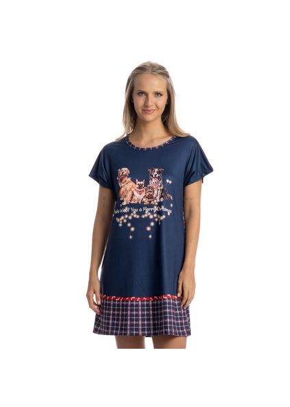 Camisão Curto Jolly Azul-marinho - Imagem 1