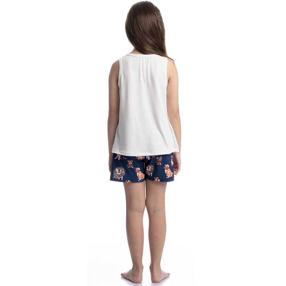 Pijama Infantil Curto Regata Jolly - Imagem 4 - Mobile