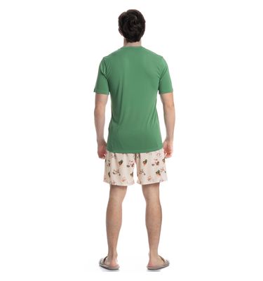 Pijama Masculino Curto Vira Latas Tombini - Imagem 4 - Mobile