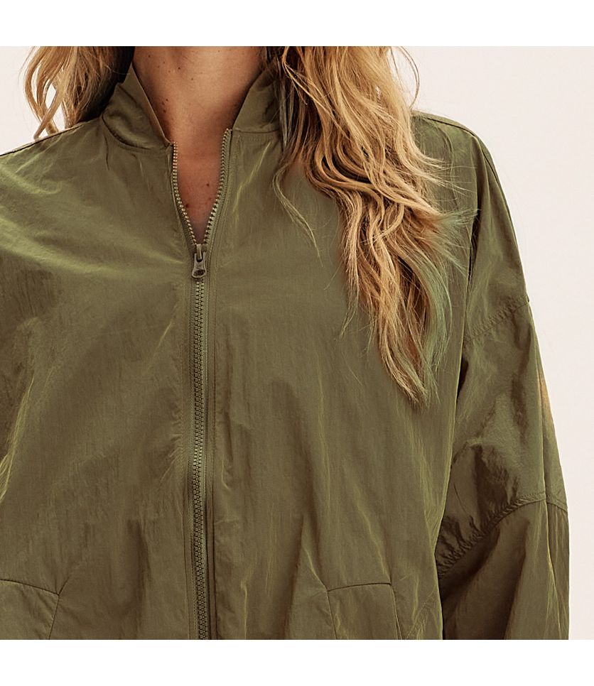 Jaqueta Bomber Com Bolso Powerline Vivame - Imagem 5 - Desktop