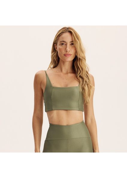 Top Square Slim Glow Color Vivame Verde - Imagem 1