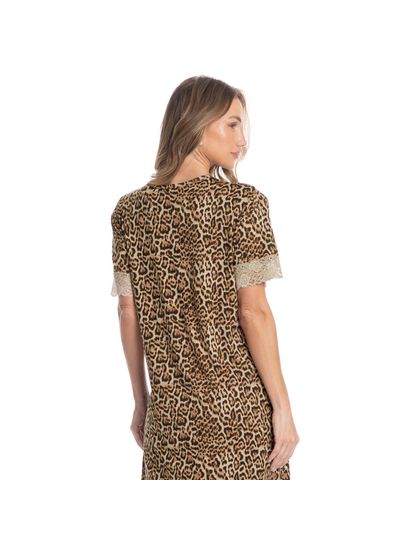 Camisão Médio Com Renda Luiza - Imagem 2 - Desktop