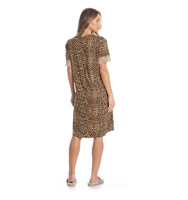Camisão Médio Com Renda Luiza - Imagem 4 - Mobile