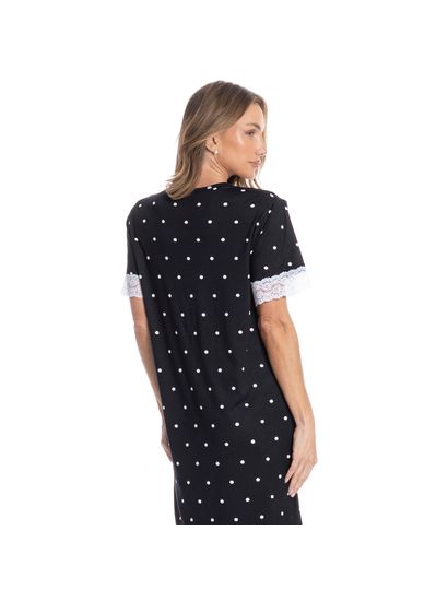 Camisão Médio Com Renda Luiza - Imagem 2 - Desktop