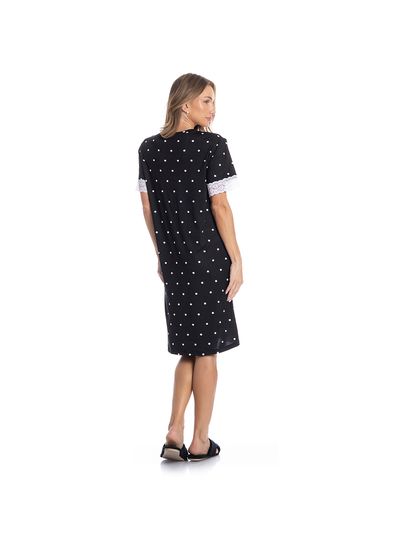 Camisão Médio Com Renda Luiza - Imagem 4 - Desktop