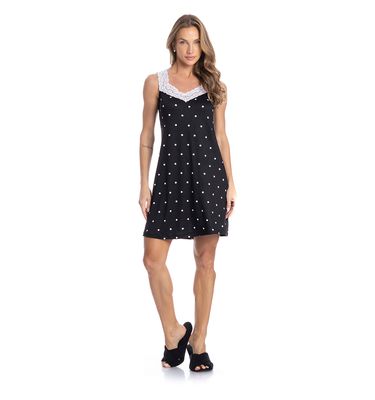 Camisão Regata Com Renda Luiza - Imagem 3 - Mobile