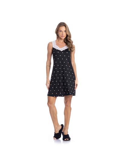 Camisão Regata Com Renda Luiza - Imagem 3 - Desktop