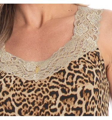 Pijama Shortão Regata Com Renda Luiza - Imagem 5 - Mobile