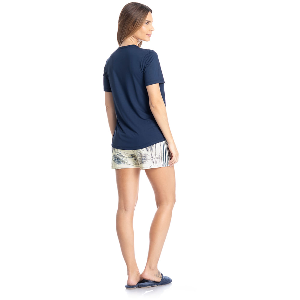 Pijama Feminino Curto Summer - Imagem 4 - Mobile