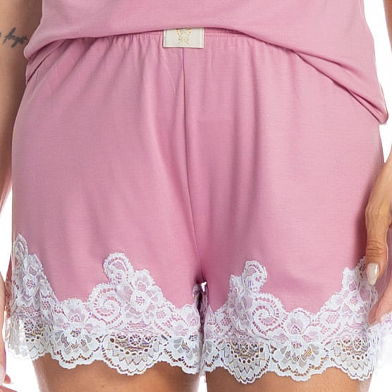 Short Doll Com Renda Paula - Imagem 5 - Mobile