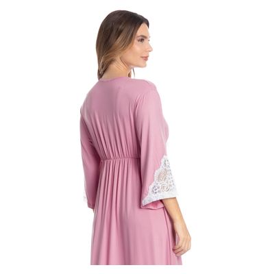 Robe Midi Com Renda Luna - Imagem 2 - Mobile