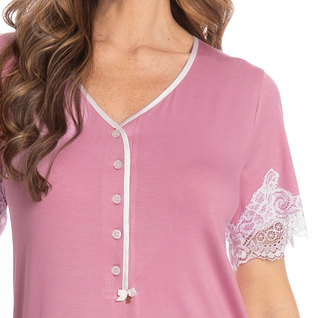 Camisão Regata Com Abertura Luna - Imagem 5 - Mobile