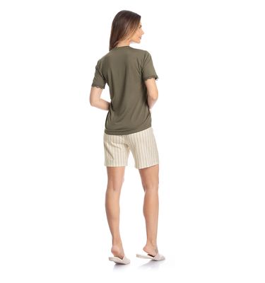 Pijama Feminino Curto Shortão Caroline - Imagem 4 - Mobile