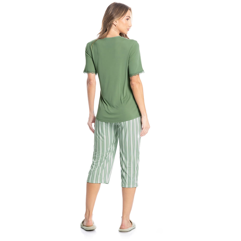 Pijama Feminino Pescador Pati - Imagem 4 - Mobile