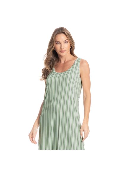 Vestido Midi Regata Pati Verde - Imagem 1