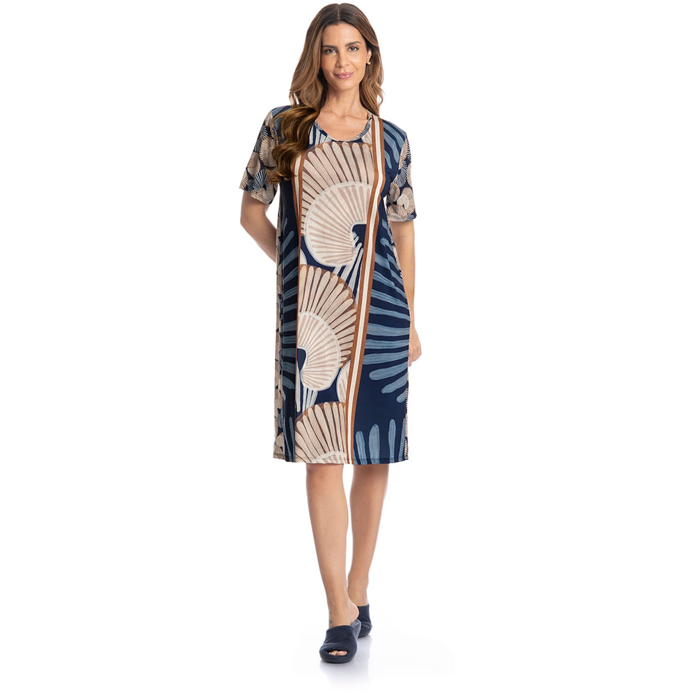 Camisão Feminino Médio Oceano - Imagem 3 - Mobile