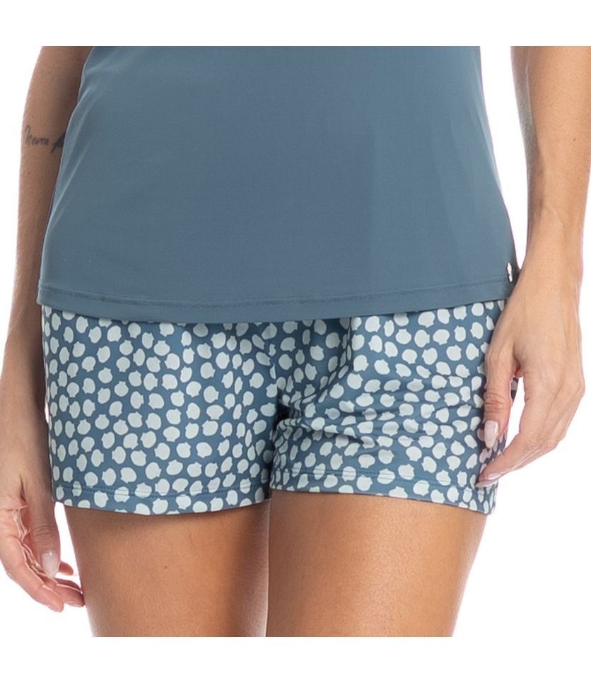 Pijama Curto Feminino Oceano - Imagem 5 - Desktop