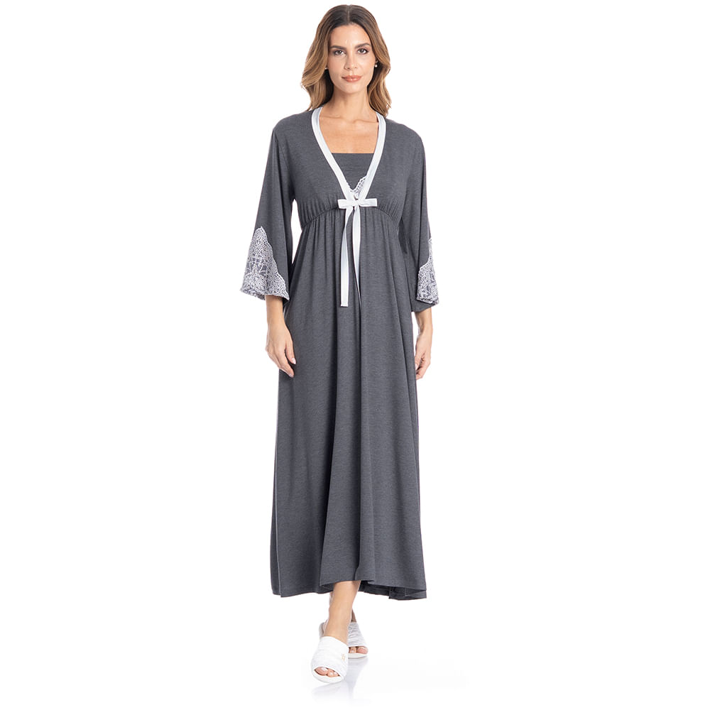 Robe Feminino Longo Bruna - Imagem 3 - Mobile