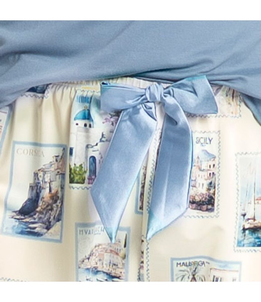 Pijama Curto Postais - Imagem 5 - Desktop