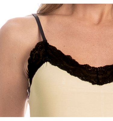 Camisola Curta Com Renda Estela Clarisse - Imagem 5 - Mobile