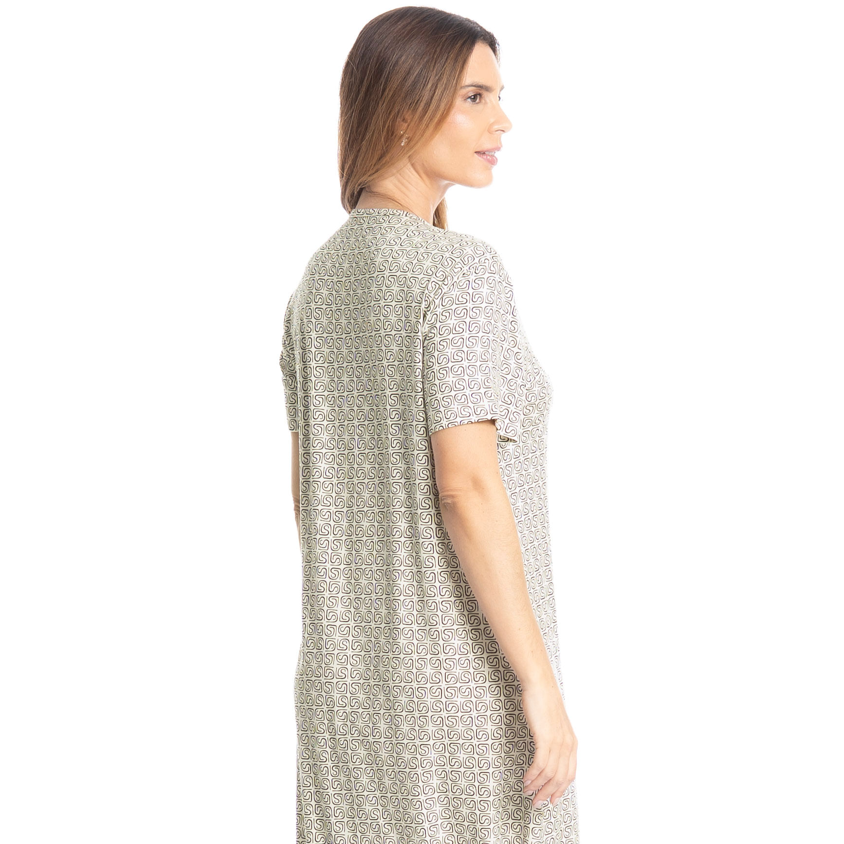 Camisão Feminino Médio Grécia Preto - Imagem 2