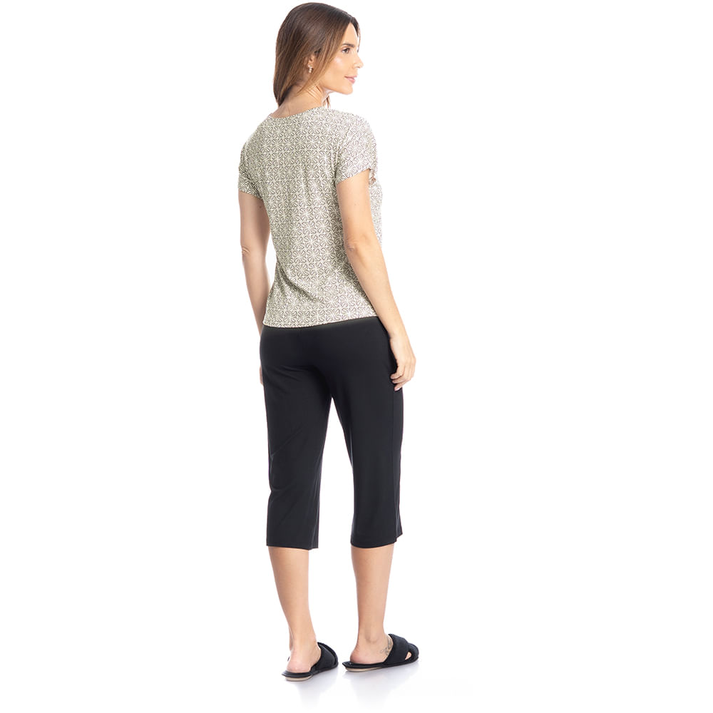 Pijama Feminino Pescador Grécia - Imagem 4 - Mobile