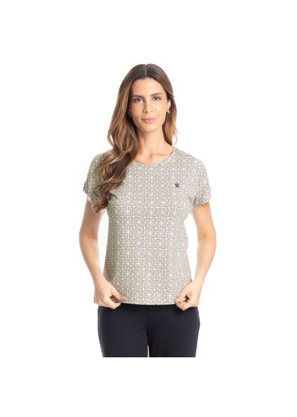 Pijama Feminino Pescador Grécia Preto - Imagem 1