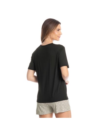 Pijama Curto Com Renda Grécia - Imagem 2 - Desktop