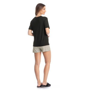 Pijama Curto Com Renda Grécia - Imagem 4 - Mobile