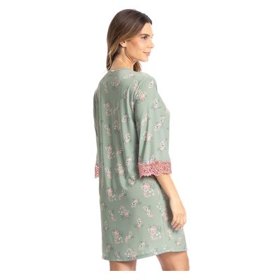 Camisão Curto Abotoado Fiore - Imagem 2 - Mobile