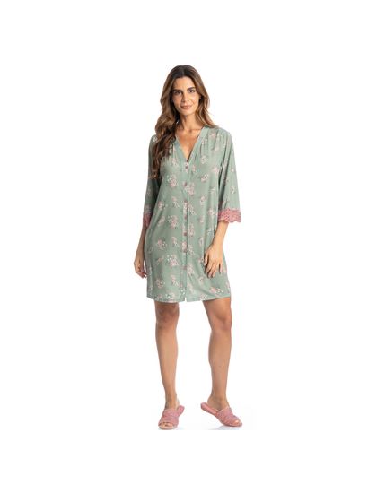Camisão Curto Abotoado Fiore - Imagem 3 - Desktop