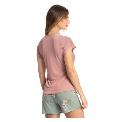 Pijama Feminino Curto Fiore - Imagem 2 - Mobile