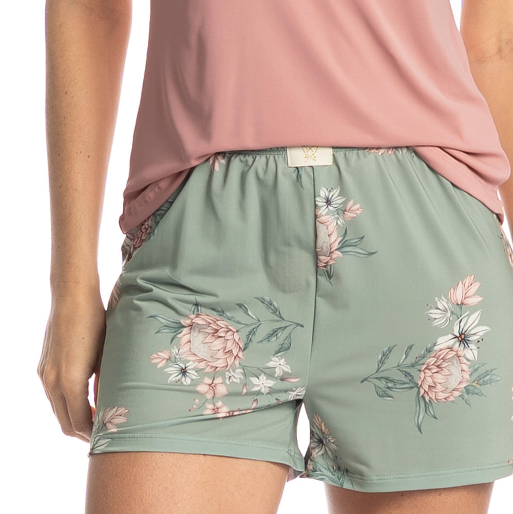 Pijama Feminino Curto Fiore - Imagem 5 - Mobile