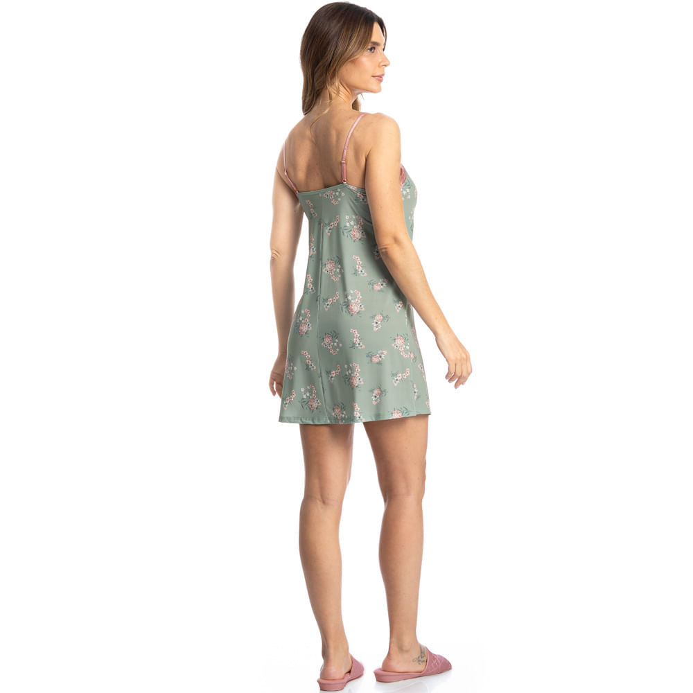 Camisola Curta Com Renda Fiore - Imagem 4 - Mobile