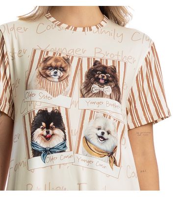 Camisão Curto Feminino Moka - Imagem 5 - Mobile