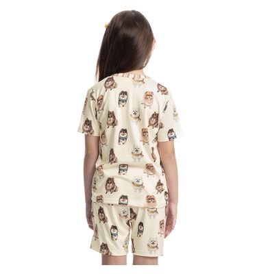 Pijama Curto Infantil Unissex Moka - Imagem 2 - Mobile