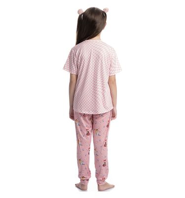 Pijama Infantil Longo Manga Curta Alice - Imagem 4 - Mobile