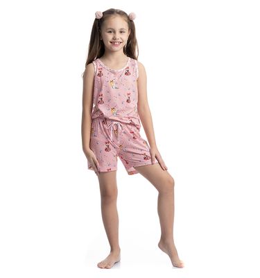 Pijama Infantil Curto Regata Alice - Imagem 3 - Mobile