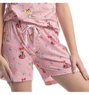 Pijama Infantil Curto Regata Alice - Imagem 5 - Mobile