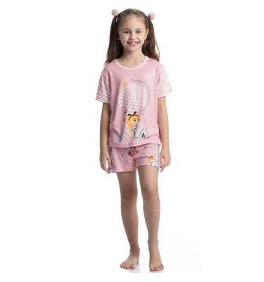 Pijama Curto Infantil Alice - Imagem 3 - Mobile
