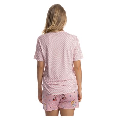 Pijama Curto Feminino Alice - Imagem 2 - Mobile