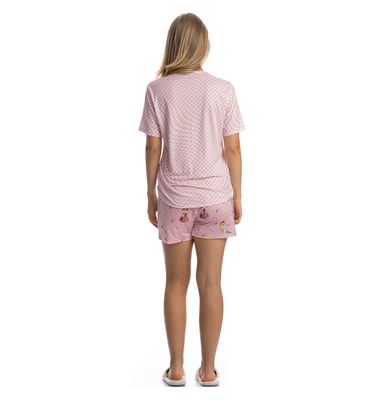 Pijama Curto Feminino Alice - Imagem 4 - Mobile
