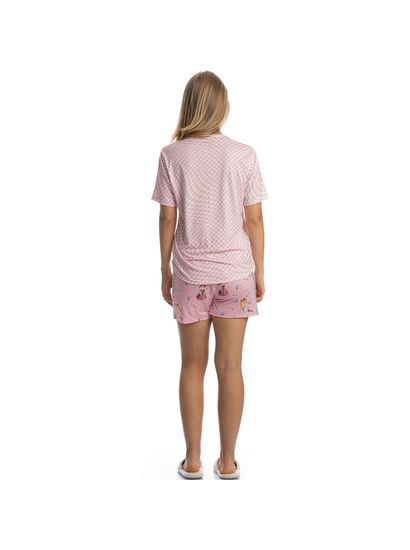 Pijama Curto Feminino Alice - Imagem 4 - Desktop