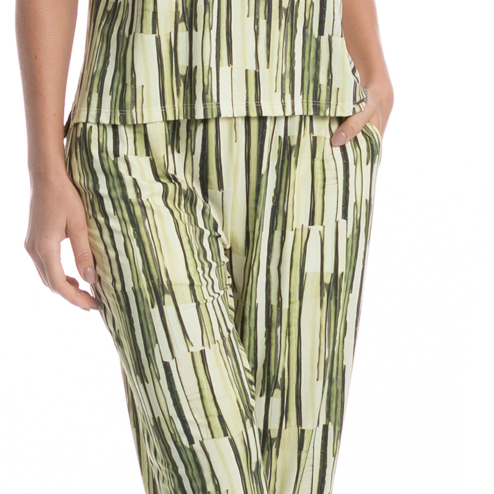 Calça Feminina Com Bolso Cipreste - Imagem 5 - Mobile