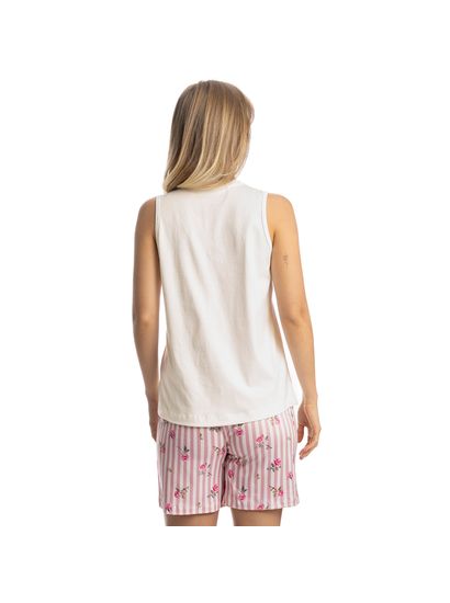 Pijama Feminino Shortão Regata Rita - Imagem 2 - Desktop
