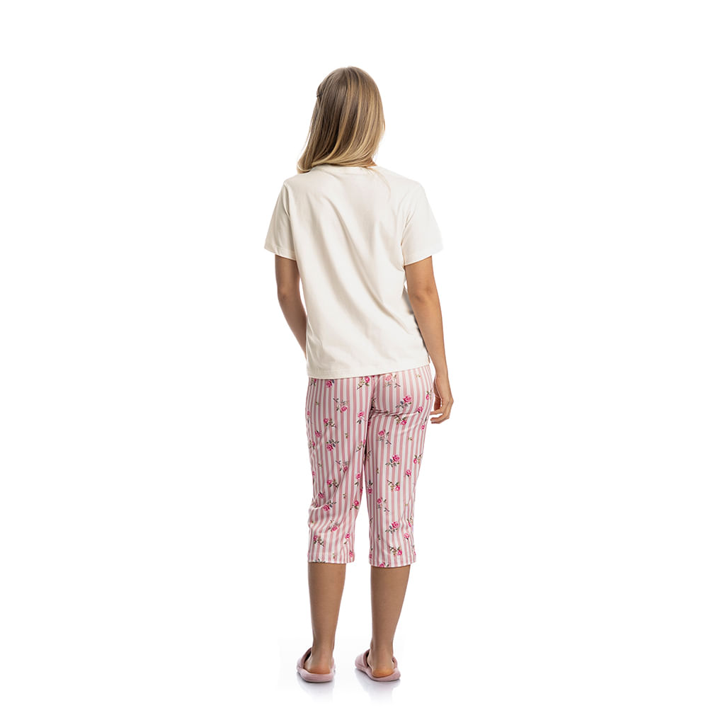 Pijama Feminino Pescador Rita - Imagem 4 - Mobile